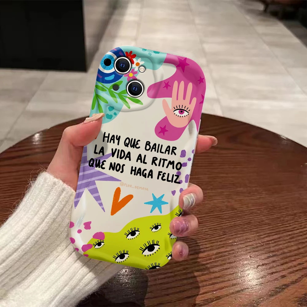 Lucky Turkish Evil Eye 3D Wave Case For iPhone 16 15 14 13 12 11 Pro Max Mini X XR XSMAX 8 7 6S Plus Soft Silicone Cover