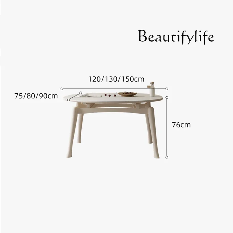 N45 Decoration Modern Kitchen Tables Outdoor Tall High Nordic Dining Tables Cute Luxury Tavolo Rotondo Pranzo Dining Room Furnit
