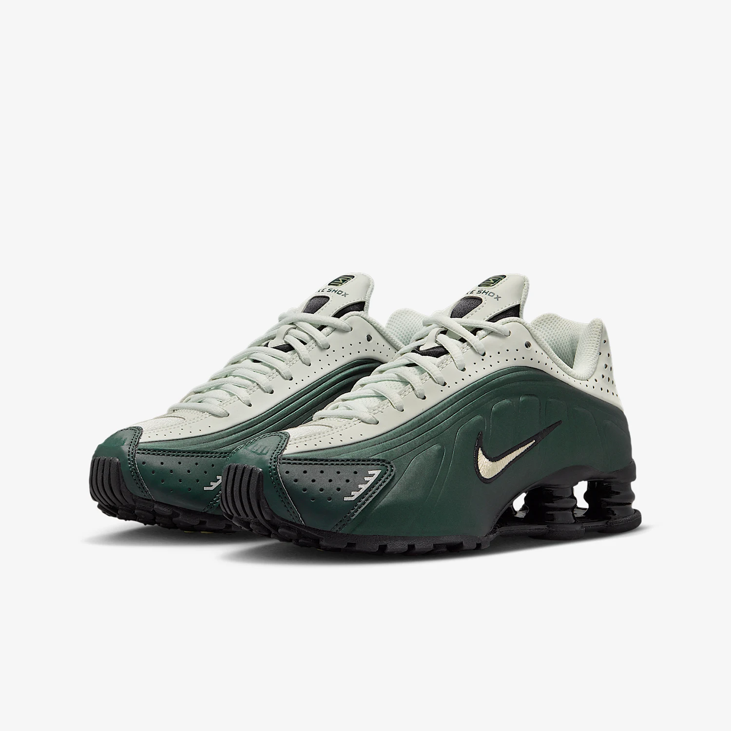 

Nike Authentic Shox R4 GS Women's Youth Wear-Resistant Shock-Absorbing Sports Shoes CW2626-300