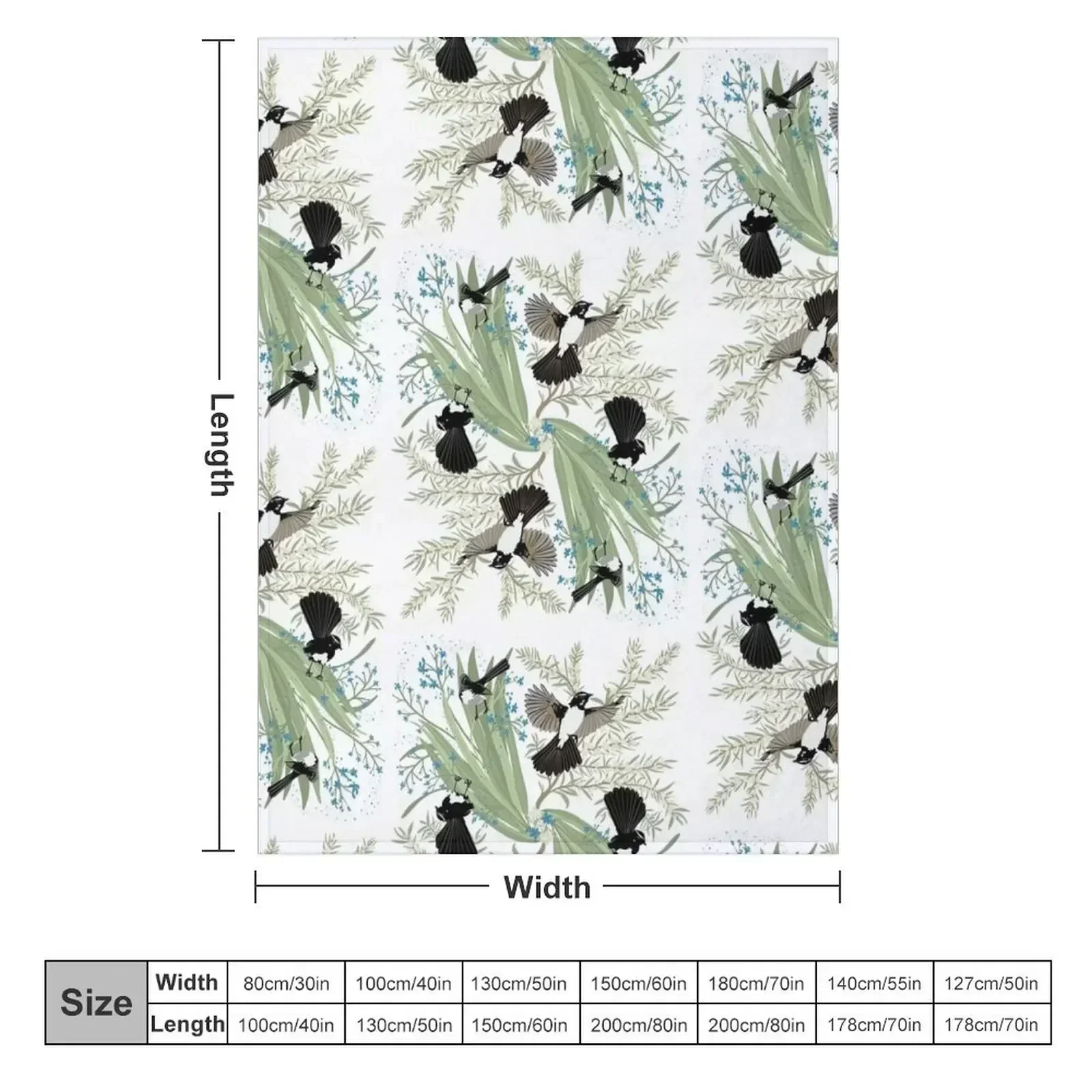 Willy wagtails Throw Blanket couch cozy soft plush fuzzy picnic outdoor blanket