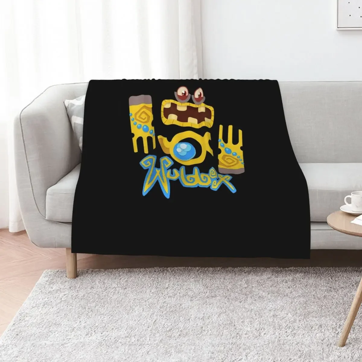 

My Singing Monsters Wubbox Funny Throw Blanket Thermals For Travel Soft Plaid Designers anime Blankets