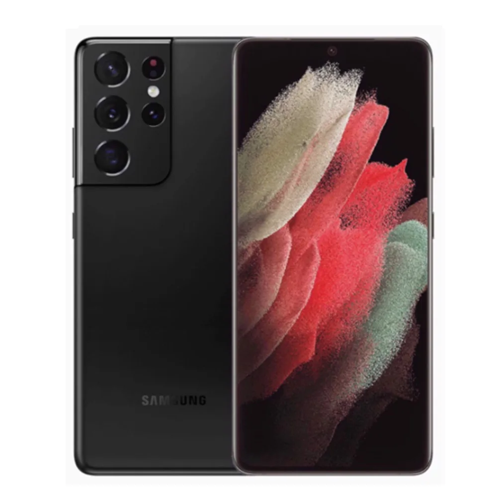 هاتف Samsung Galaxy S21 Ultra 5G G998U1 12G RAM 128GB/256GB ROM 6.8 بوصة ثماني النواة سنابدراجون 888 eSim هاتف ذكي أصلي غير مقفول S21U