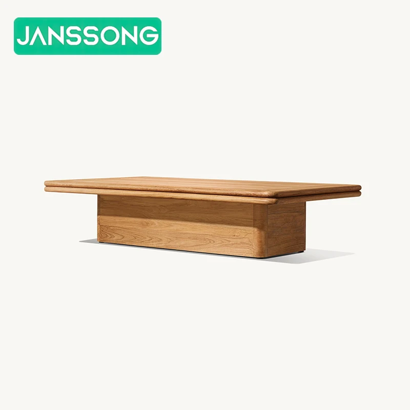 Tuin Luxe Comfortabele Teak Waterdichte Tafel en Stoelen Set Hotel Luxe Tafel en Stoel Set Villa Veelzijdig Houten Meubilair