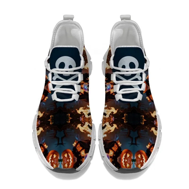 

Туфли на плоской подошве в парном стиле с низким берцем, дышащая повседневная обувь с героями мультфильмов на Хэллоуин, фестиваль ужасов, атмосфера