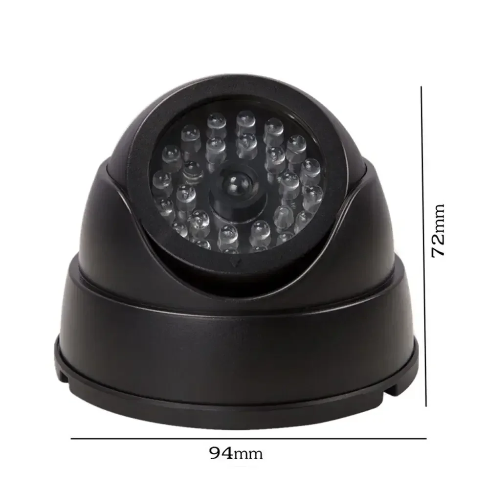 1-10PCS Dummy Fake Camera with LED Red Light Dome Home Security Surveillance Cameras Simulation Burglar Alarm Security Cameras