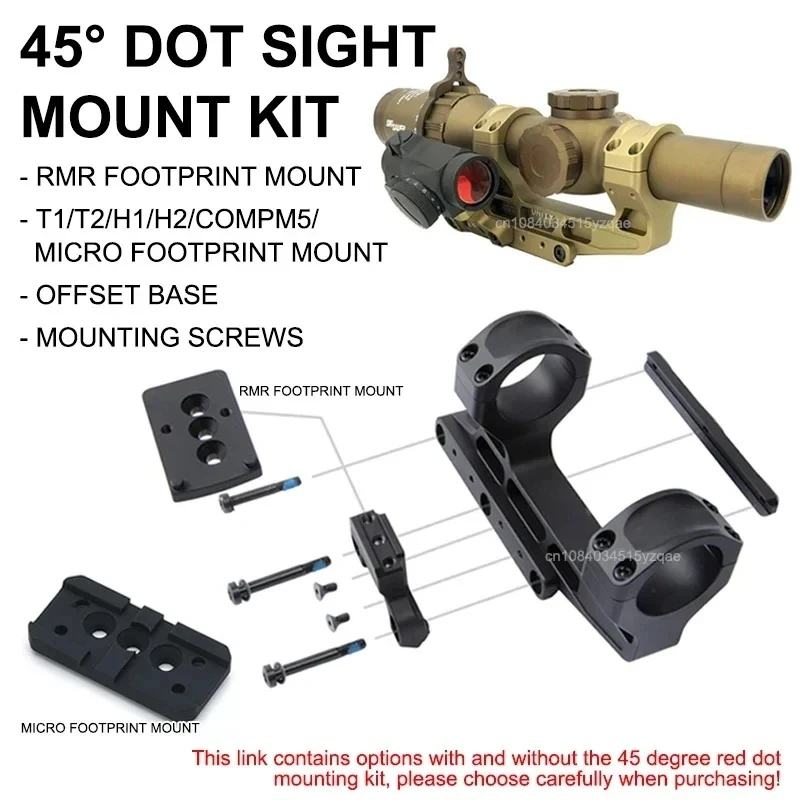 Picatinny Rail Fast LPVO Scope Mount  2.05 