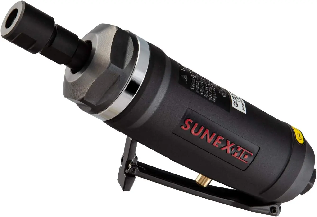 

1/4-inch Drive 1HP Super Die Grinder with Industrial Collet, Composite Housing, Lightweight Control