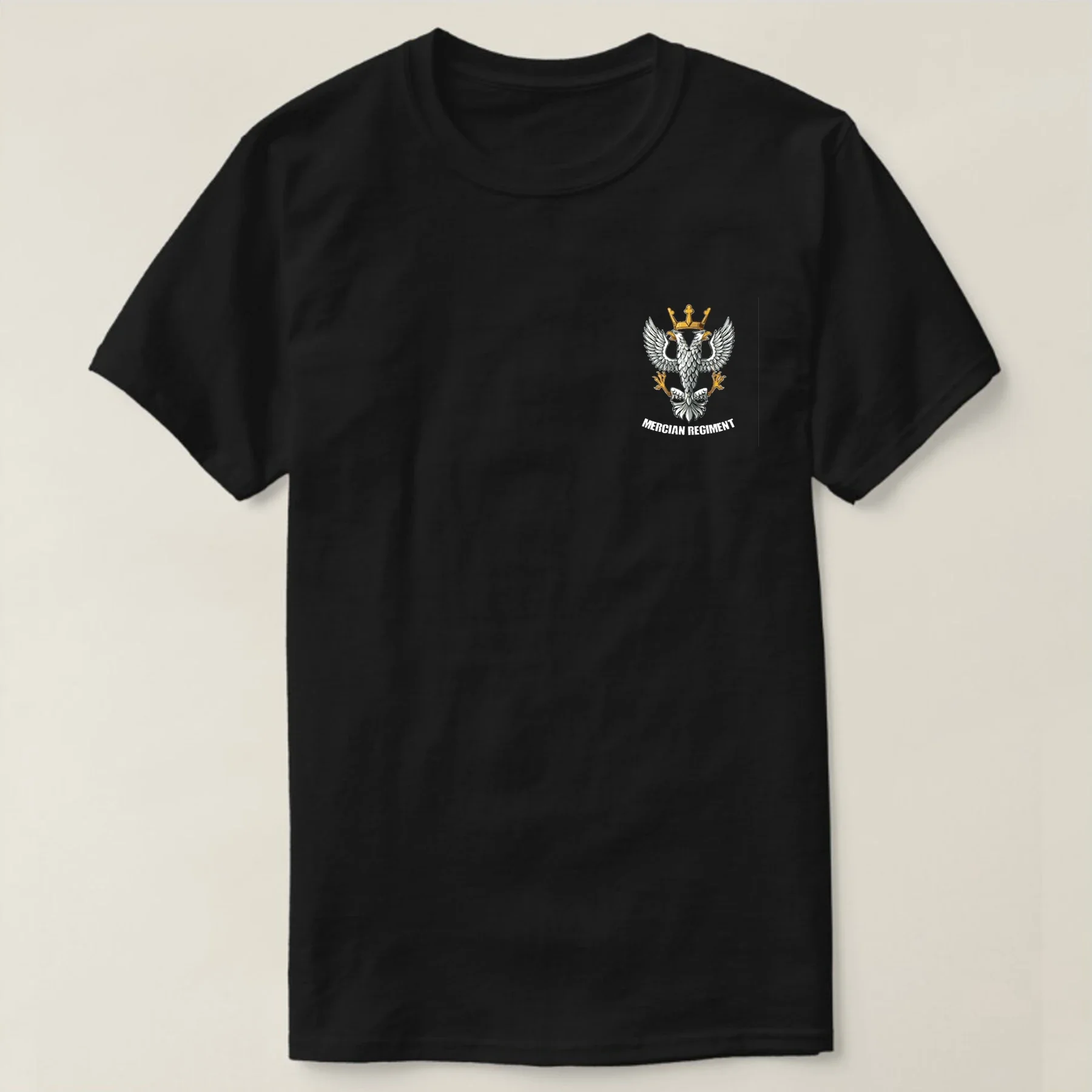 British Army Infantry Regiment Mercian Regiment T-Shirt Short Sleeve Casual 100% Cotton O-Neck Summer Mens T-shirt Size S-3XL