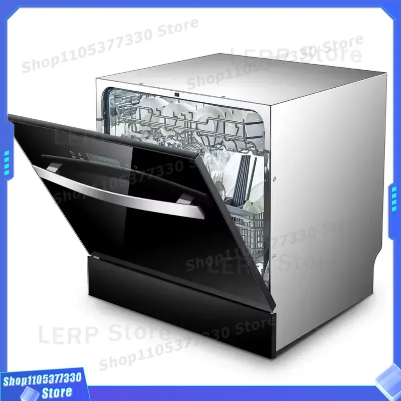 Restaurant Electric Automatic Industrial Countertop Dish Washer Ultrasonic Commercial 8 Ssets Dishwasher Machine