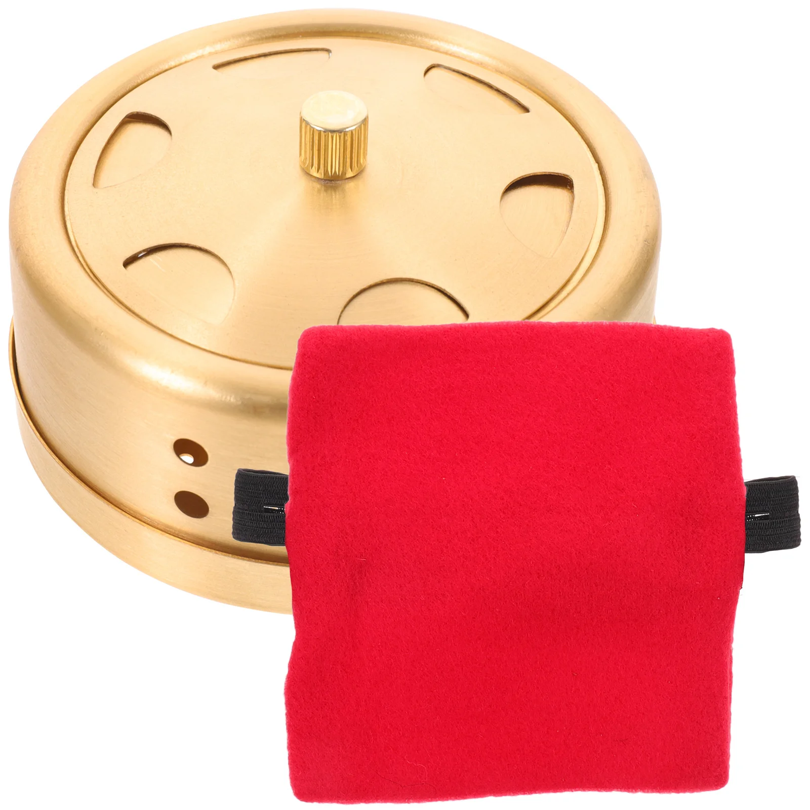 

-stick Container Moxibustion Box Burner Tank for Back Pain Holder Golden Cloth Adjustable