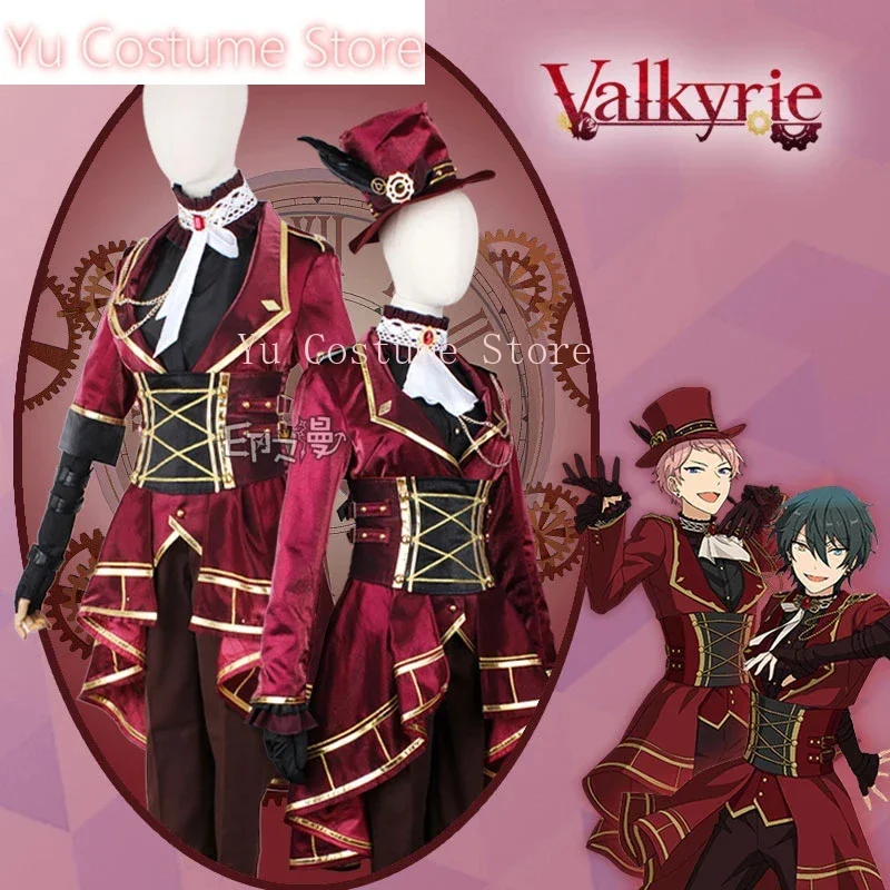 Yu Costume Anime! Ensemble Stars Valkyrie Kagehira Mika Itsuki Shuu Swallowtail Game Suit Gorgeous Team Uniform Cosplay Costume