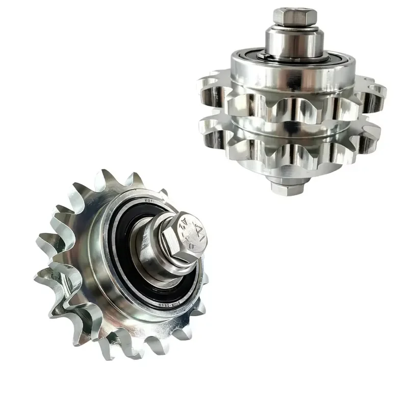ISO9001:2015 Factory Direct Pre Assembled Bearing Zinc Plated Idler Sprocket