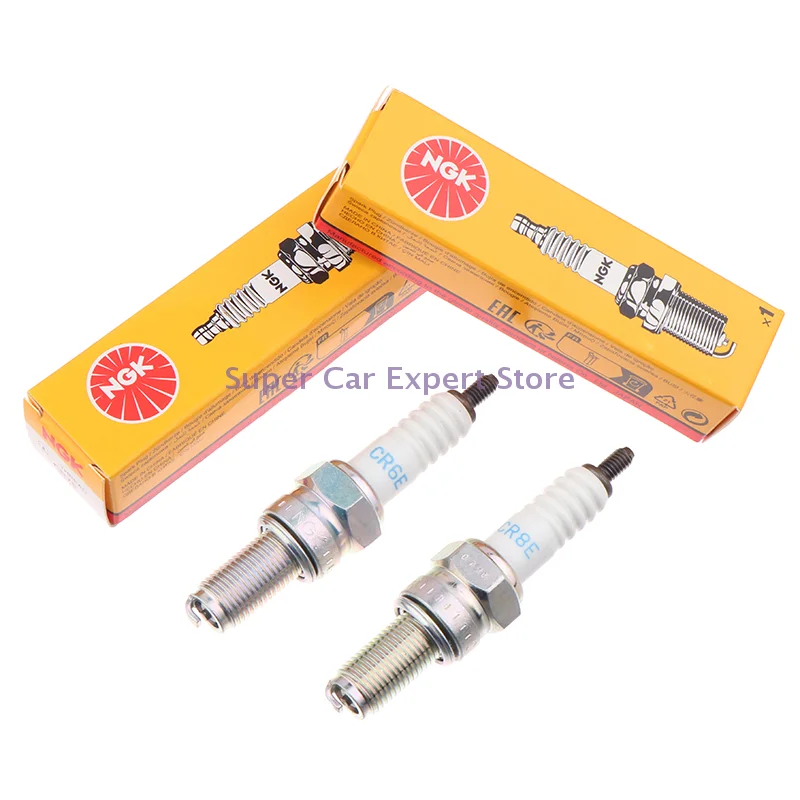 1Pc CB400 GW250 Hornet FZR XJR Bandit ZRX Motorcycle Spark Plug Candle Motorcycle Spark Plug CR6E CR7E CR8E CR9E