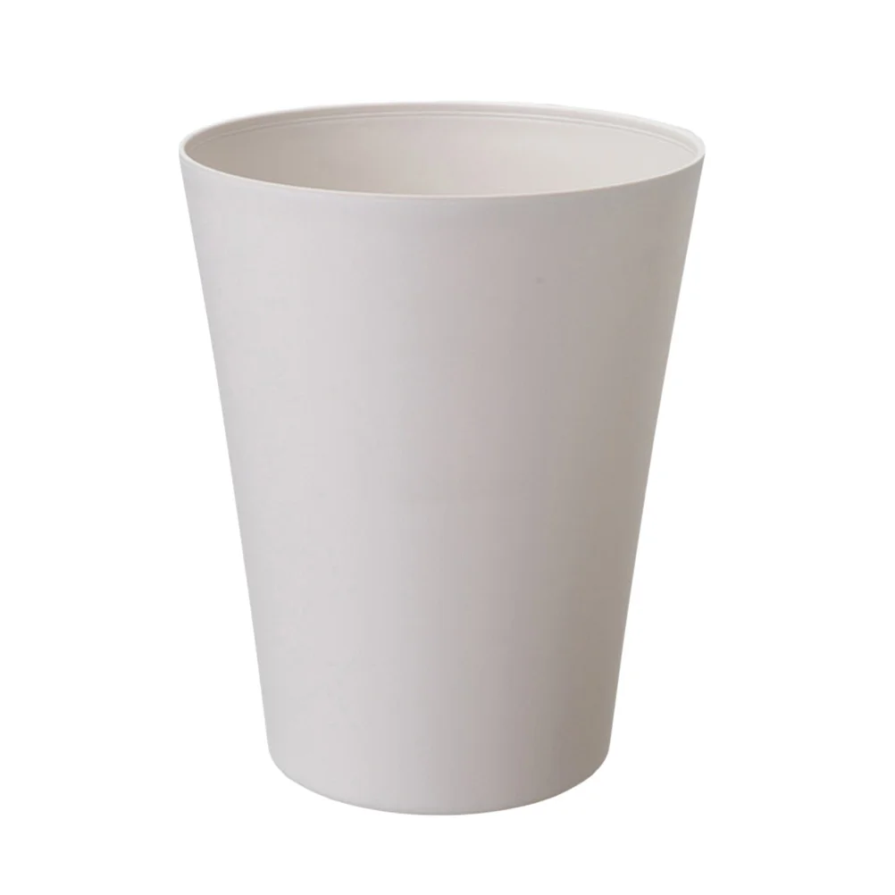 

10L Round Garbage Container Design Strong Plastic Waste Paper Basket for Indoor Trash Can Household Use