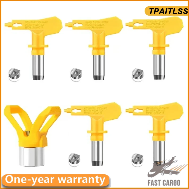 

Multiple Models Airless Spray Gun Nozzle Tip Yellow Airless Tips 515/417/211/517/635/109 for Airless Paint Sprayer