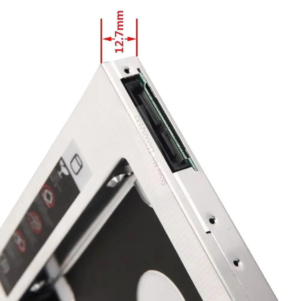 2nd Hard Drive HDD SSD Optical bay Caddy Bracket Adapter for HP ProBook 6360b 6440b 6470b 6475b 6570b 6575b 6550b 6540b 6545b