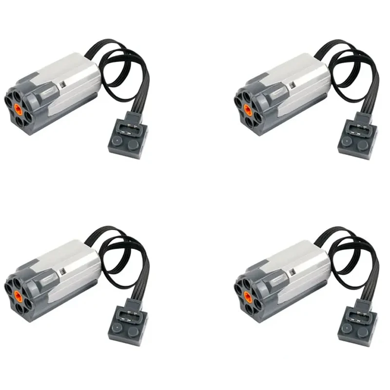 Motor de 8883 M para Legoeds, funciones de potencia de alta velocidad, bloques de construcción, Motor eléctrico de 600 RPM para coche/tren MOC, juguetes técnicos DIY