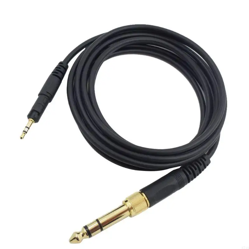 Cable reemplazo para ATH-M50X M40X M60X M70X Auriculares 6.35 mm E74a