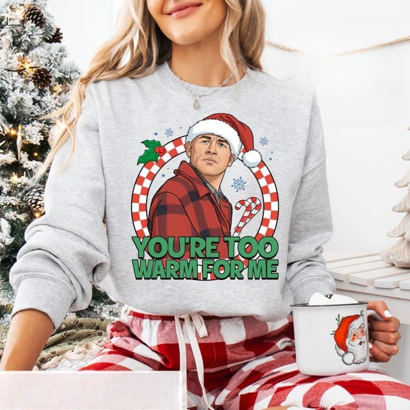 Como Ed Gein, eres demasiado caliente para mí, ir a beber, Cha Rlie Hun Nam para hombres y mujeres, regalos de Feliz Navidad, sudaderas con capucha a juego