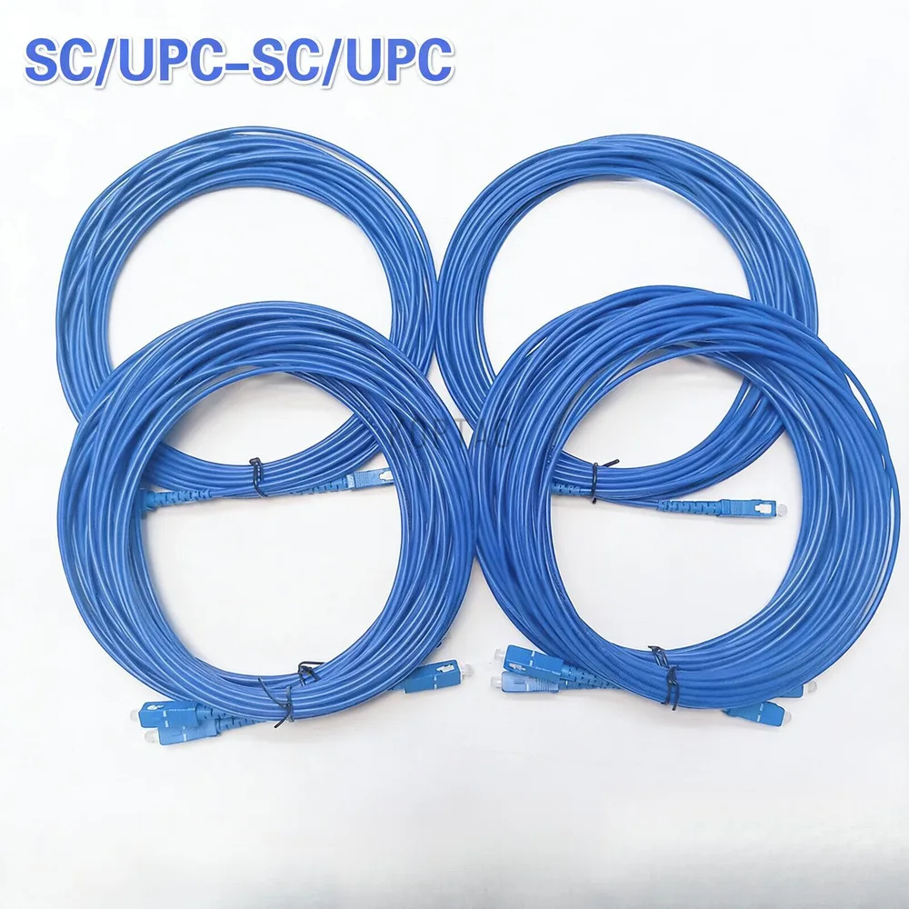 

5 шт. SCUPC-SCUPC SM оптоволоконный патч-корд/джампер 3,0 мм, одномодовый, FTTH, бронированный, устойчивый к грызунам, удлинительный кабель