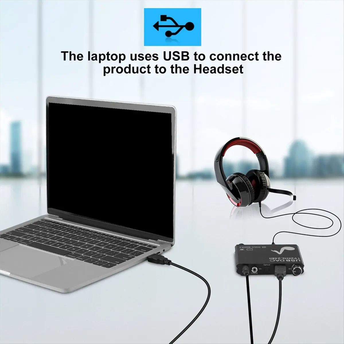 

Цифро-аналоговый преобразователь HowAA87 USB DAC 192 кГц 24 бит с регулировкой басов и громкости, коаксиальный/Toslink в аналоговый стерео L/R RCA