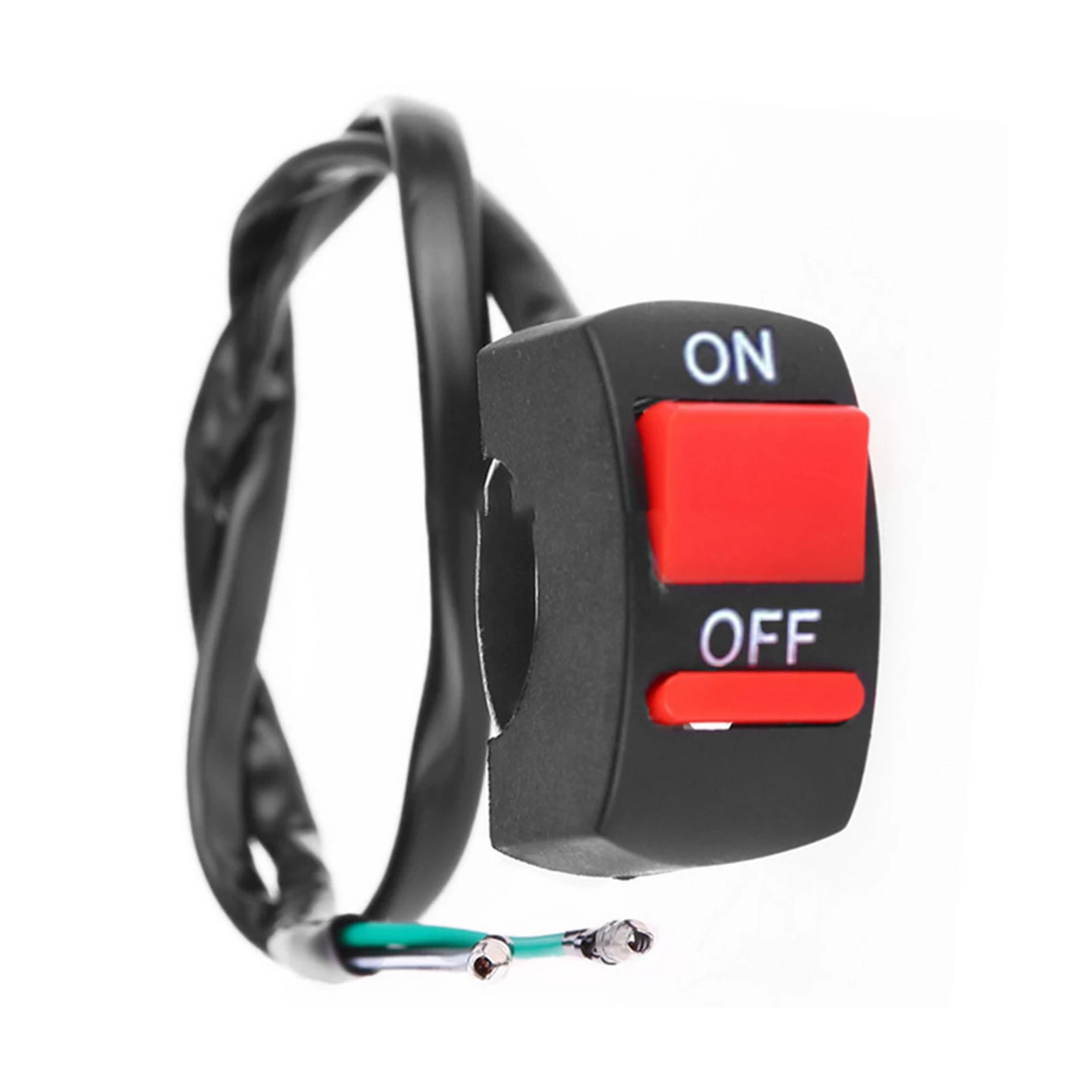 

Motorcycle Handlebar Fog Light Button Switch Ignition ON-OFF LED Head Lamp Angel Eyes Motorcycle Switch