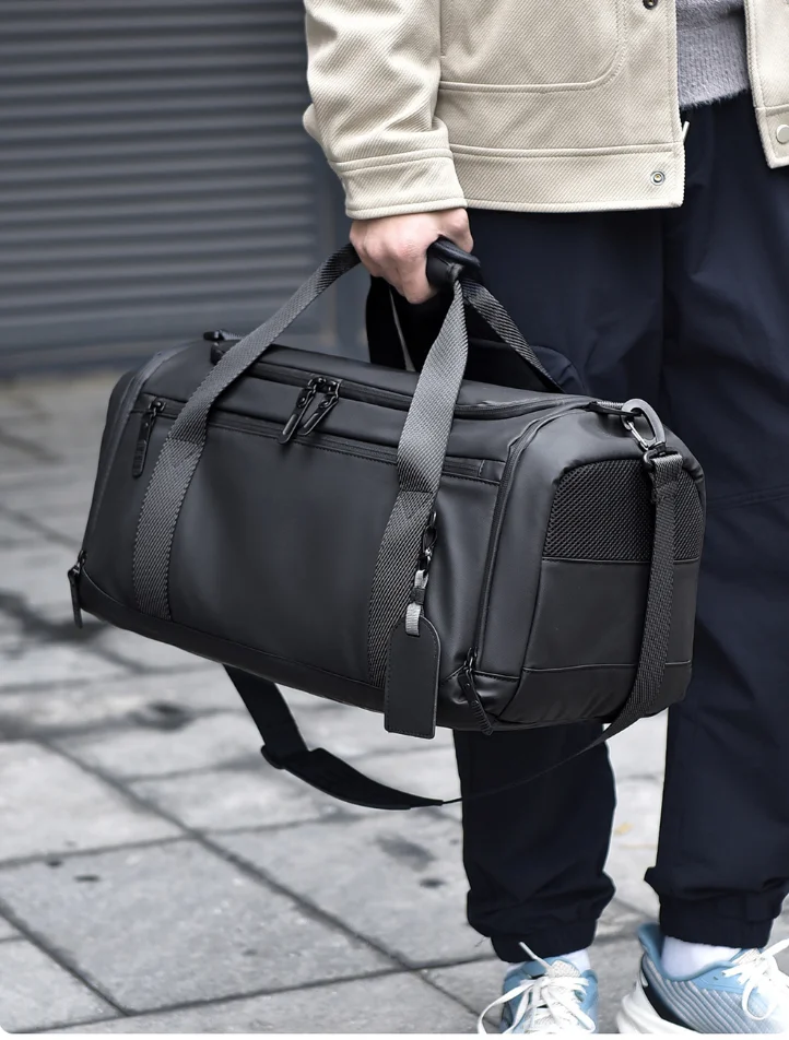 Large Travel Duffel Habdbags Business Trip Outdoor Sports Gym Fitness Training Bags Dry Wet Shoes Pocket Women Men Shoulder Pack