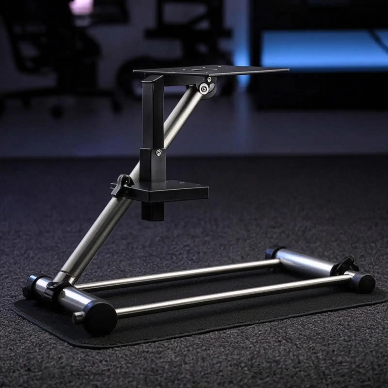 Steering Wheel Stand with Pedal Plate Compatible for Game Rooms view 4