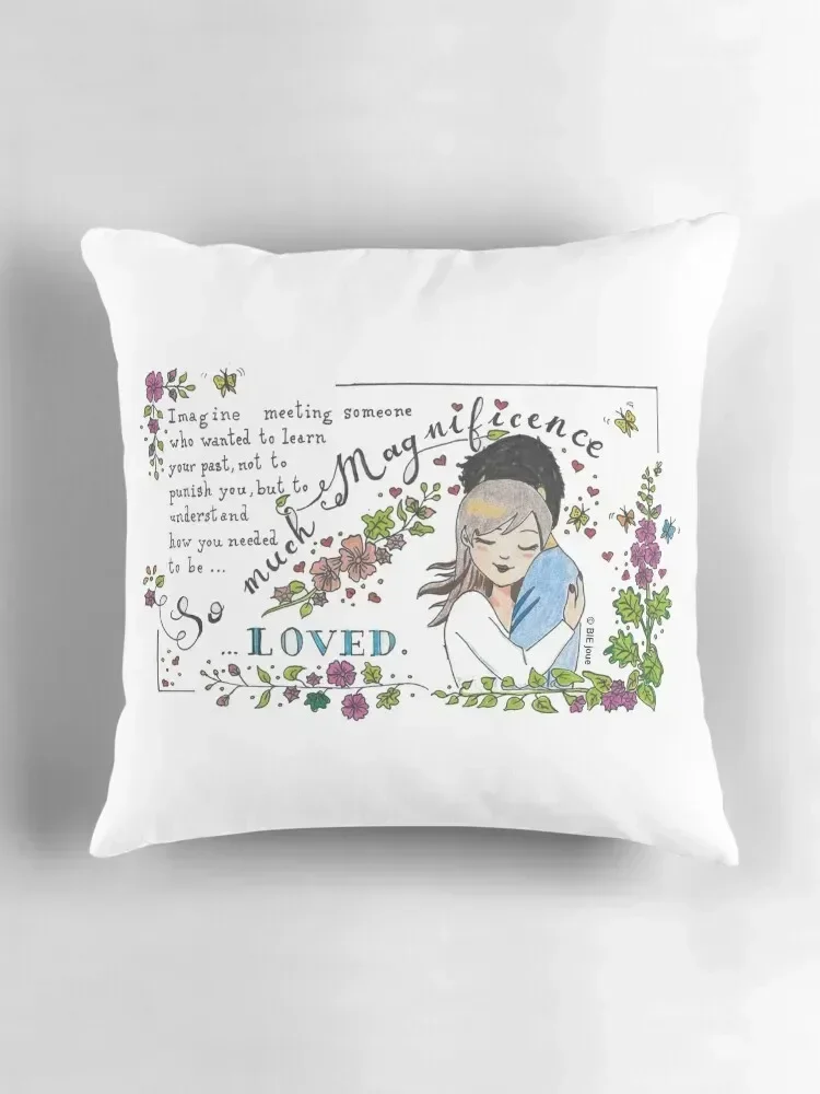 بي إي جوي. كيف تحتاج إلى أن تكون محبوبًا، غطاء وسادة فاخر لديكور الوسادة #3