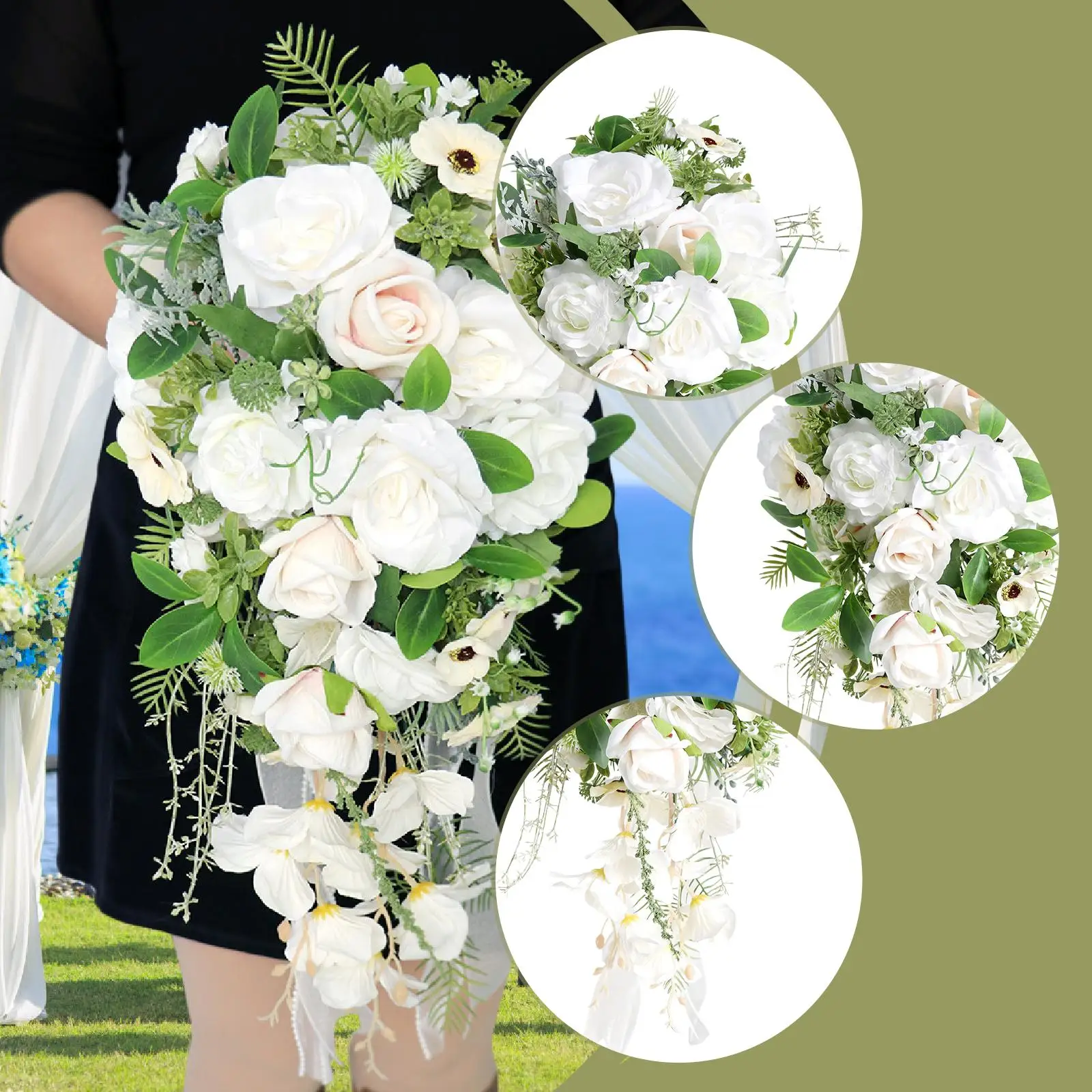 باقة الزفاف صور الدعائم باقة الرمي لحفل زفاف عيد الحب #5