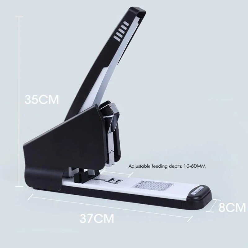 Heavy Duty Office Stapler with Integrated Remover and Staple Storage, Includes 400 Staples, Books and Documents, 3 in 1