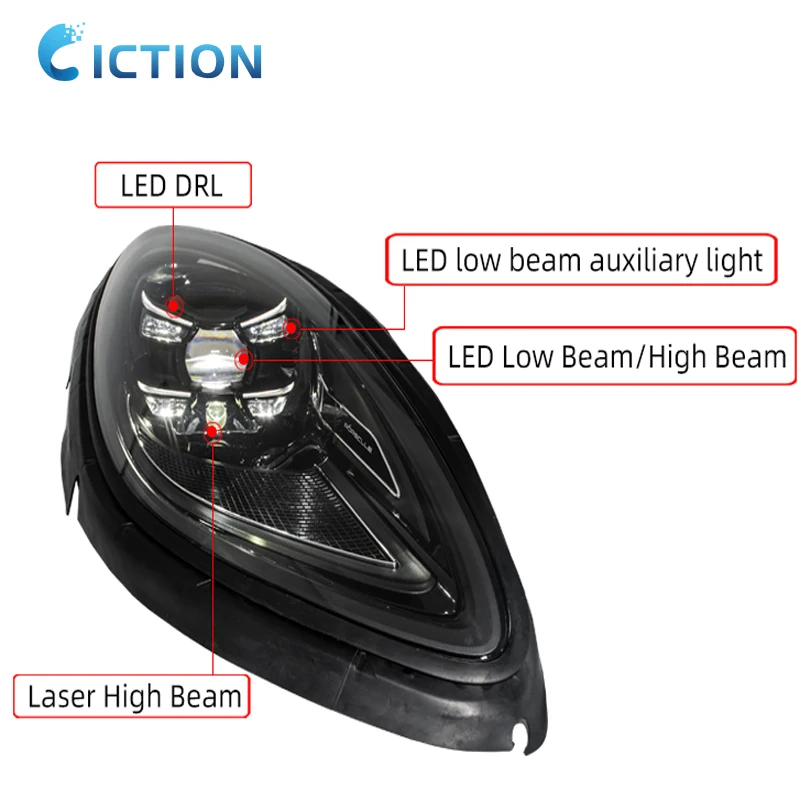 High Quality Macan LED headlamp headlight For  Macan Headlight Assembly 2014 2016 2022