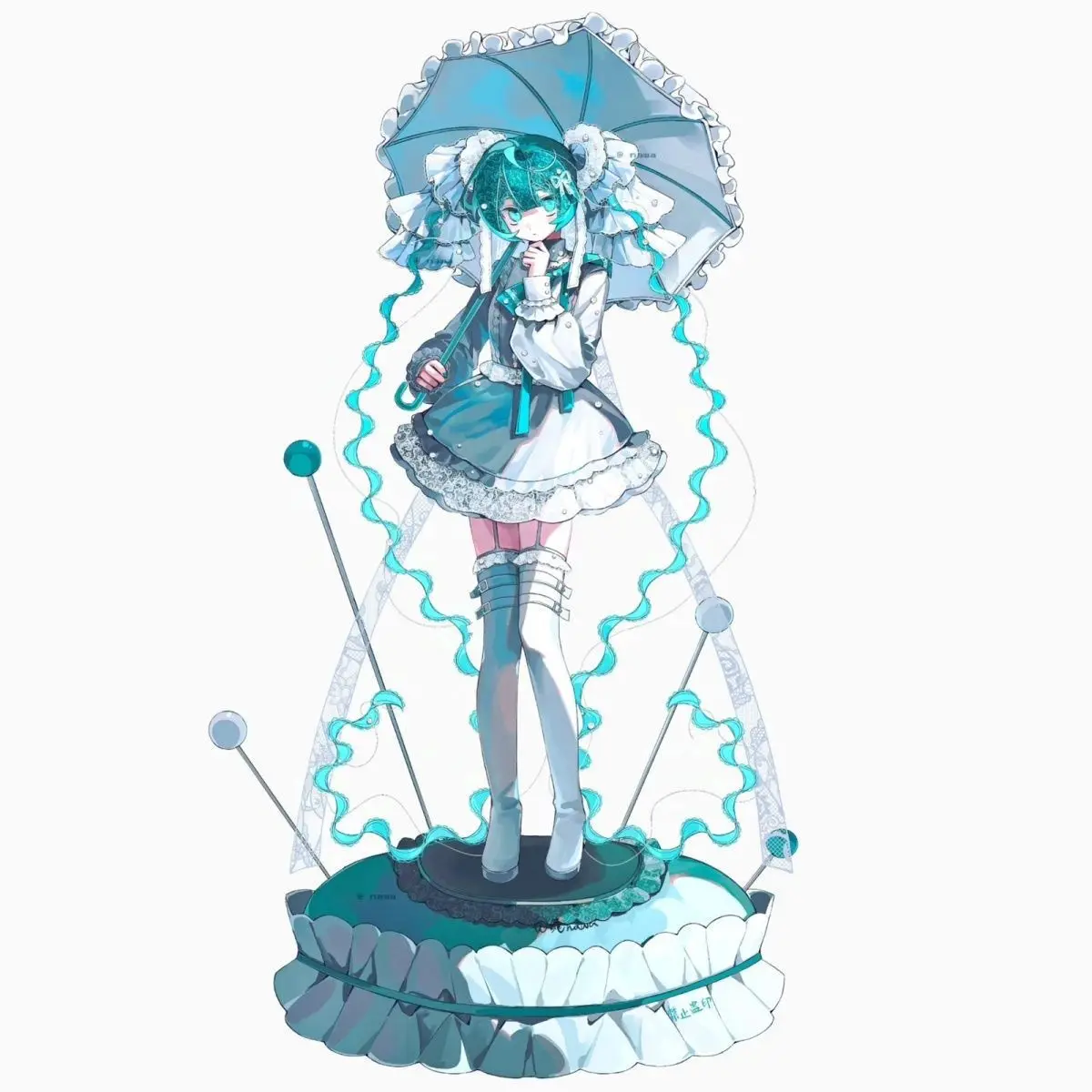 Hatsune Miku Acrylic Stand Figure Hatsune Miku Project Diva Anime Peripheral Cute Delicate Cartoon Desktop High-value Ornament