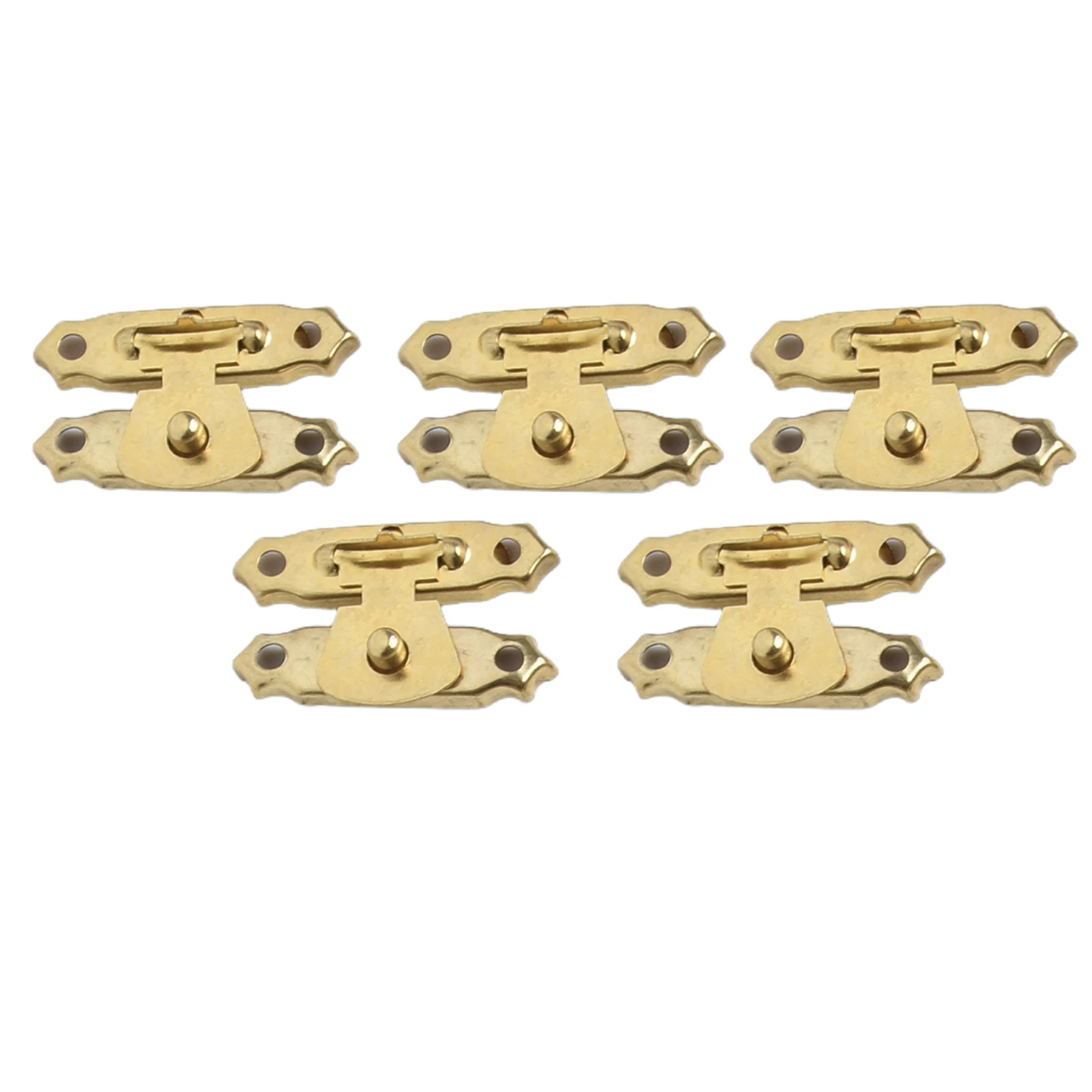 

15pcs Antique Cabinet Hinge Set for Wooden Box Hasp Latch Furniture Hardware Vintage Design for Tool Boxes and Cupboards