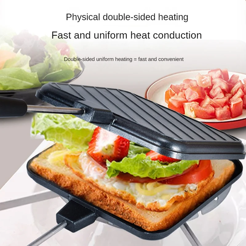 Hotdog Maker Non-Stick Coating Toast Breakfast Machine For Pancake Maker Bread Toast Kitchen Tool