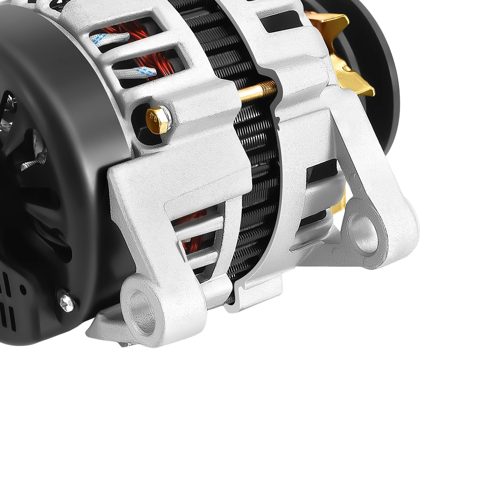 2000W DC 12V Permanent Magnet Generator Brushless Low Rpm Alternator Agriculture for Charging and Lighting Agricultural Vehicles