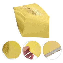 100 Pcs Single-sided Pearlescent Origami DIY Paper Gold Glitter Cardstock Handmade Craft Folding