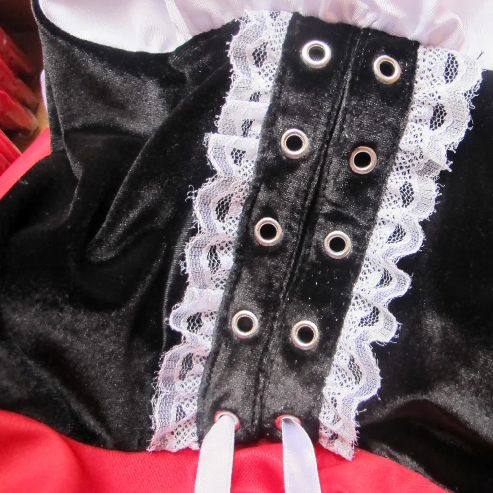 S-6XL Disfraces de Halloween para mujer, Cosplay, vestido con capucha de montar pequeño rojo, disfraz de mujer, disfraces femeninos adultos