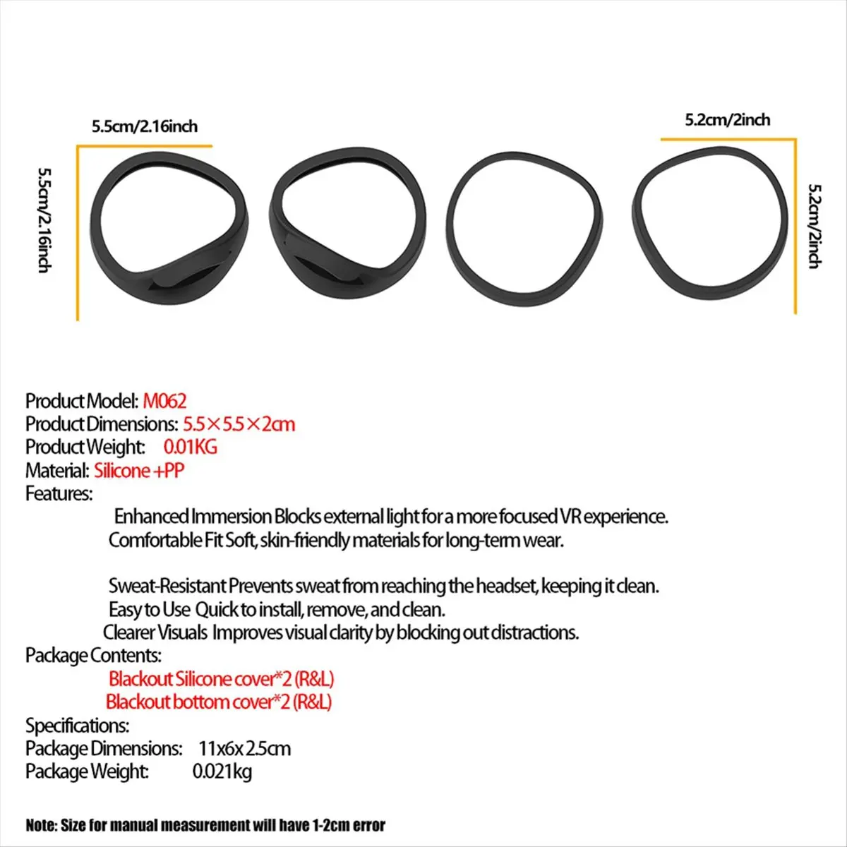 Top VR Lens Frame VR Lens Protector for Meta Quest 3S VR Glasses Accessories