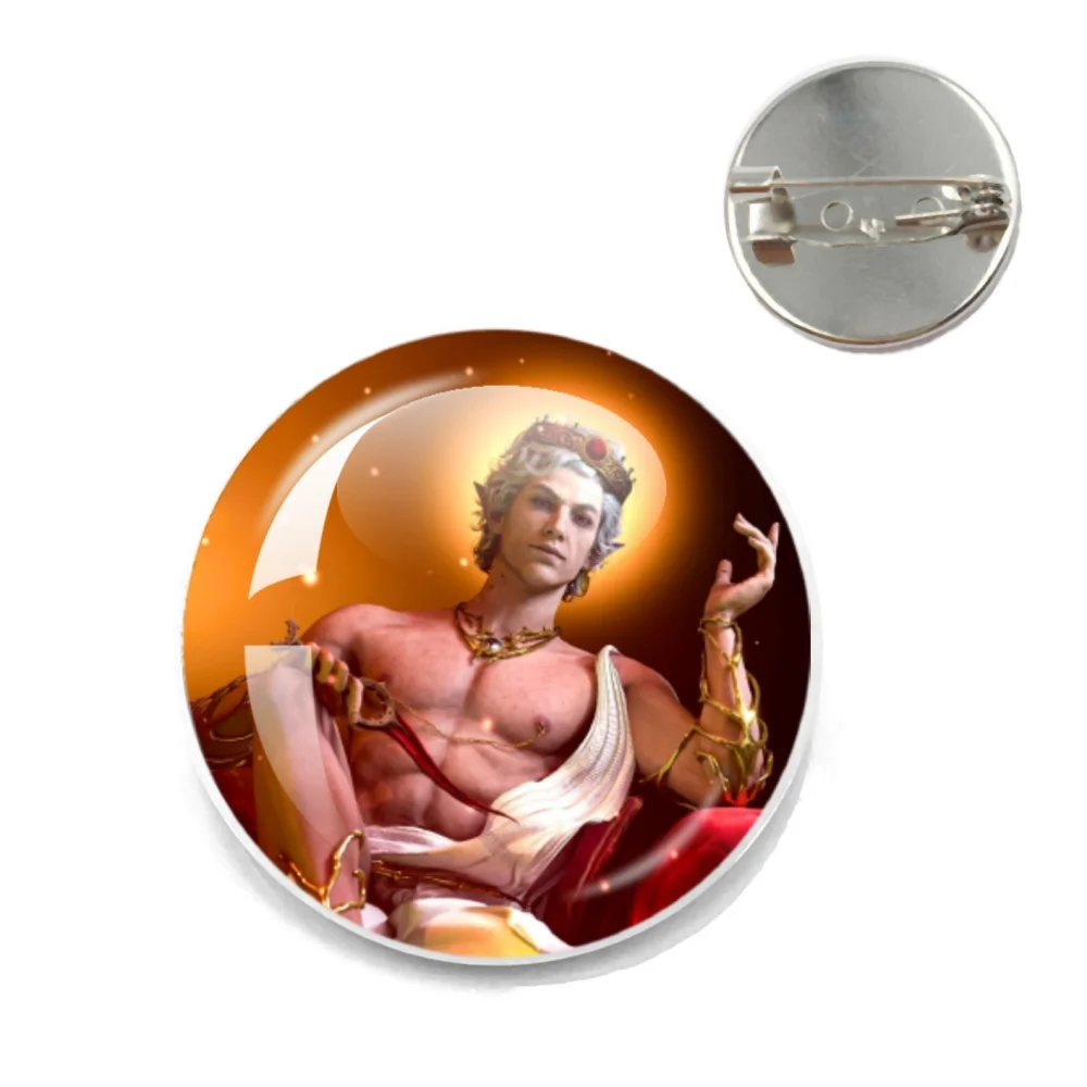 لعبة Astarion Baldur's Gate أنيمي دبابيس الكرتون دبابيس تأثيري التلبيب شارات حقيبة الظهر مجوهرات اكسسوارات المشجعين جمع هدية