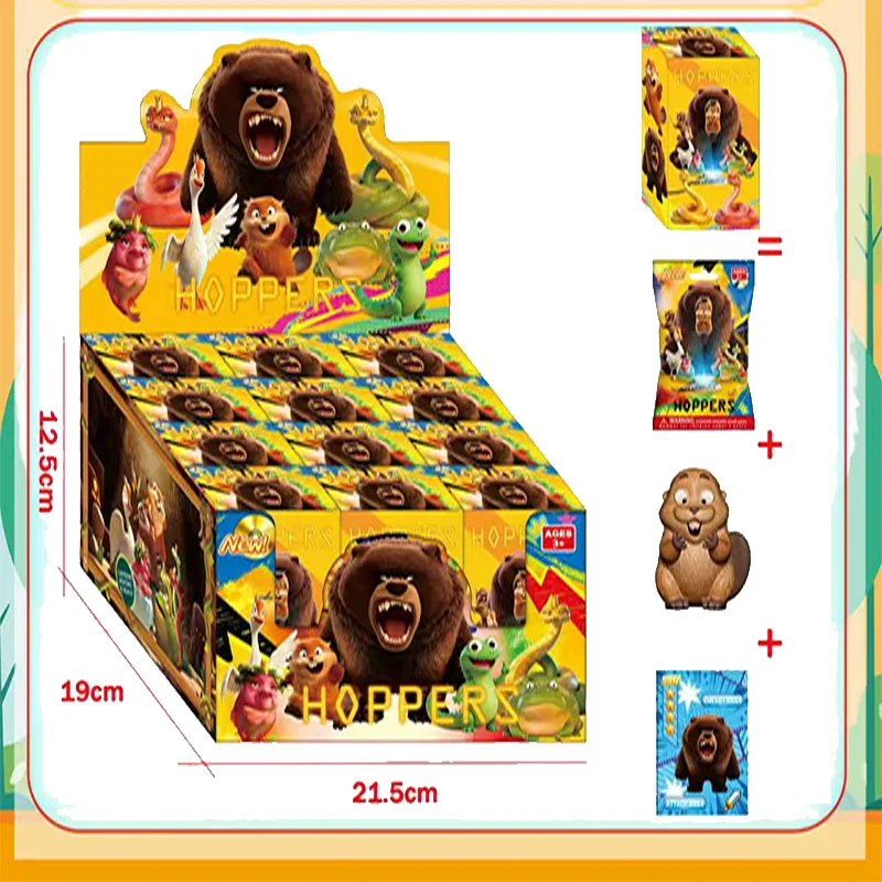 Neue Mystery Box Hoppers Beaver Transformation Plan Niedliche Biberfigur Blind Box Zufälliges Design Desktop-Dekoration Sammelspielzeug