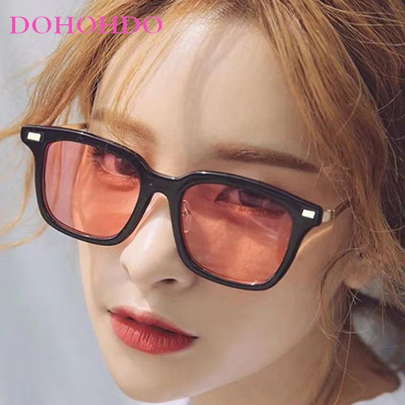 

Fashion Designer Retro Rivets Square Sunglasses Women Men Brand Design Classic Sun Glasses Female Traveling Driving Shades UV400
