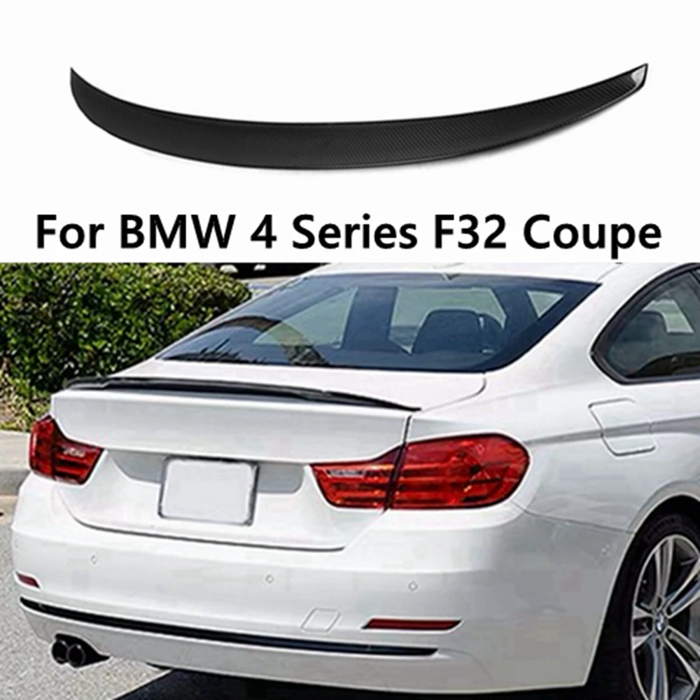 

For BMW 4 Series F32 Coupe P Style Carbon Fiber Rear Spoiler Trunk Wing 2014-2020 FRP Forged Carbon