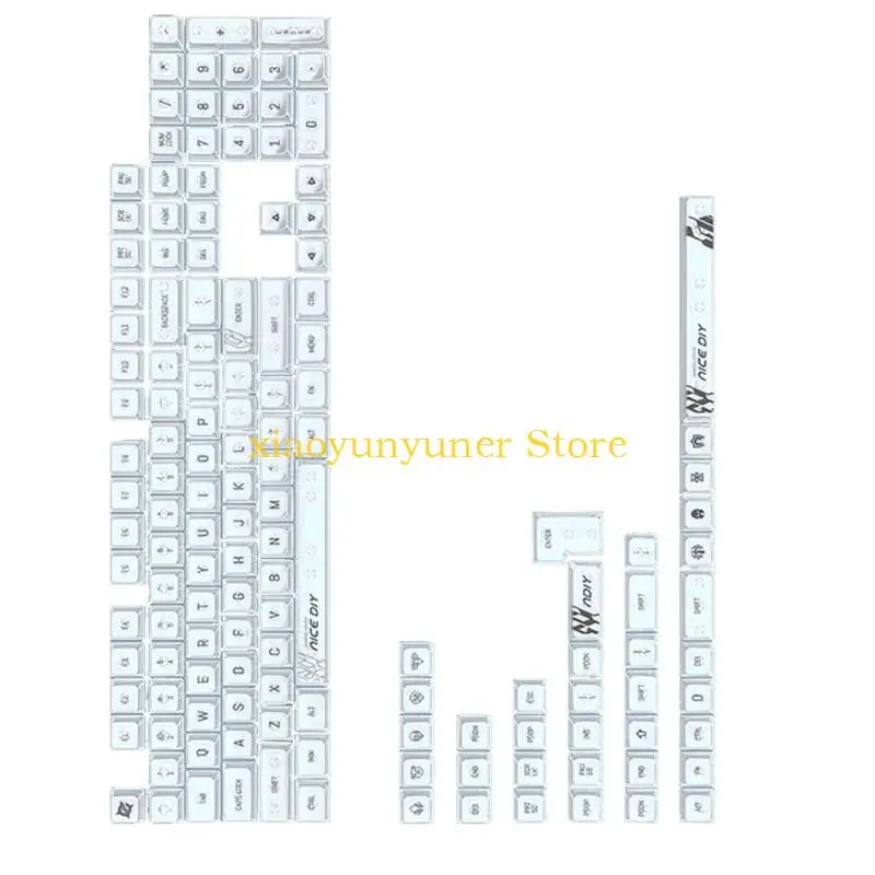 P9JB Comfort Touch 141Key MDA Profile Keycaps for Enhanced Typing Experience