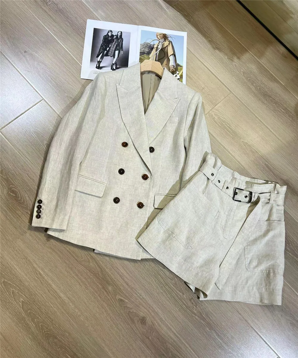 Blazer per abiti Casual classici da donna pantaloni lunghi pantaloni corti tuta B * C di moda di alta qualità