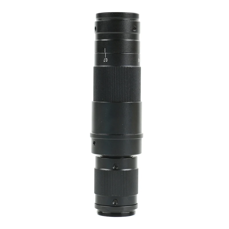150X Optical Zoom Objective Lens 0.7-4.5X Continuous Microscope Parfocal CS C Mount Lens Industry LAB Video Microscopy Camera