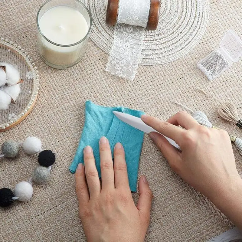 Outil ergonomique ultra-léger pour plier les coutures, marqueur de tissu pour travaux de couture prolongés