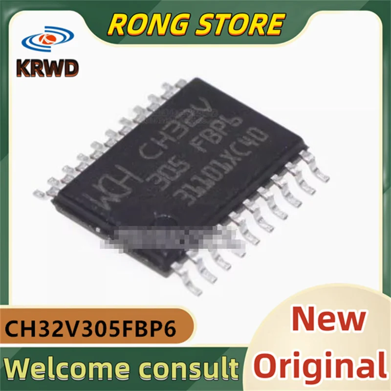 

10 шт. CH32V305FBP6 новые и оригинальные 32V305FBP6 TSSOP20