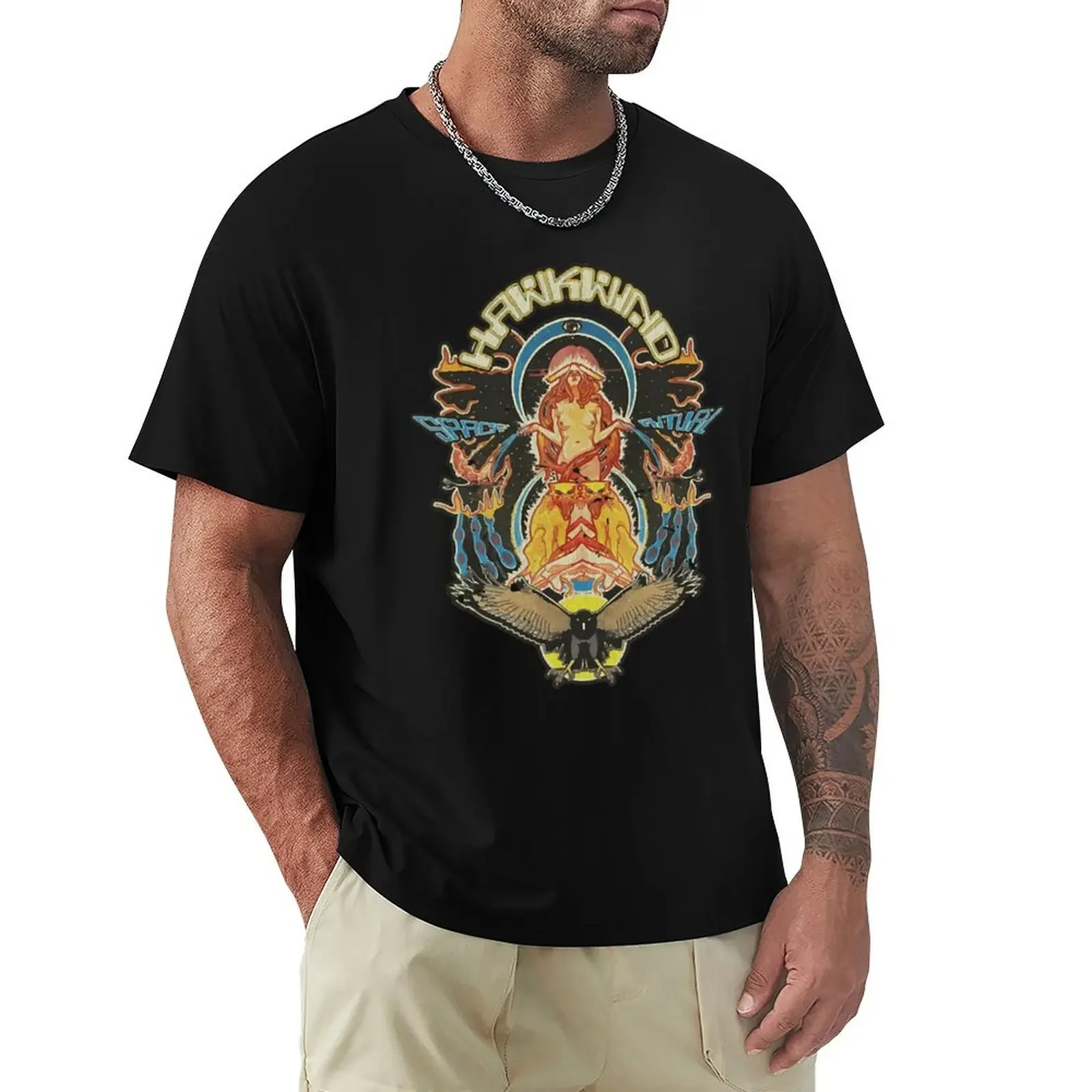 Space Ritual 1973 \t T-Shirt oversized vintage clothes graphic shirts blanks black t-shirts for men image 3