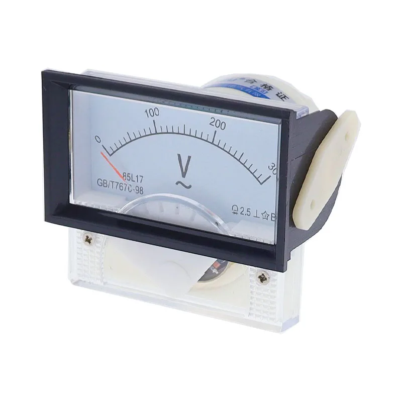 1PC 85L17-V 250V 300V 450V 500V AC Direct Analog Meter Panel Gauge AC Voltage Current Meter 70*40MM Voltmeter Voltimetro 85L17